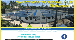 Desktop Screenshot of keywestpickleball.org